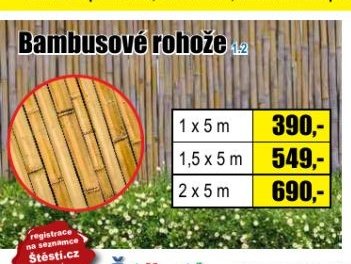 Bambusové rohože