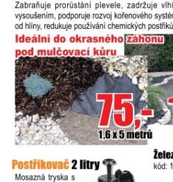 Netkaná textilie 1,6 x 5 metrů