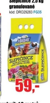 Slepičince 2,5 kg granulované