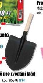 Ocelová lopata s násadou