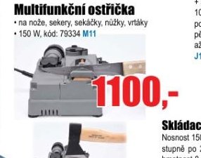 Multifunkční ostřička