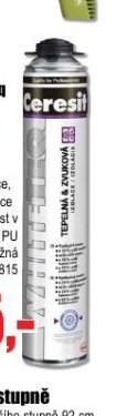 Montážní pěna Ceresit WhiteTeq 750 ml