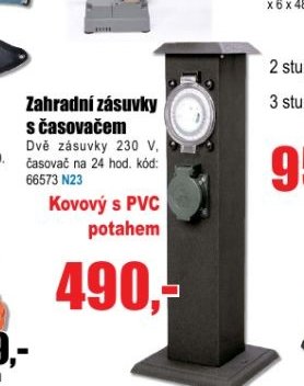 Zahradní zásuvky s časovačem