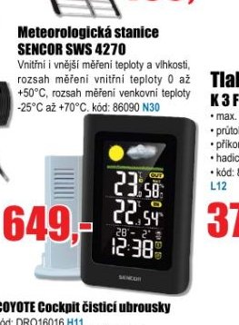 Meteorologická stanice SENCOR SWS 4270