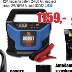 Nabíječka autobaterií Gude 15A