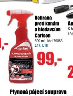 Ochrana proti kunám a hlodavcům Carlson 500 ml