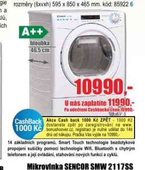 Sušička CANDY CS04 H7A2DE-S