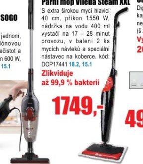 Parní mop Vileda Steam XXL