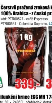 Čerstvě pražená zrnková káva 1 kg 100% Arabica