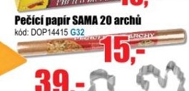 Pečicí papír SAMA 20 archů