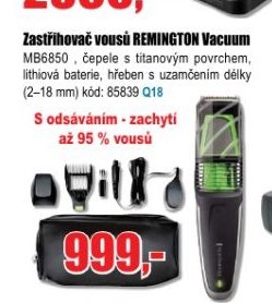 Zastřihovač vousů REMINGTON Vacuum