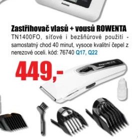 Zastřihovač vlasů + vousů ROWENTA