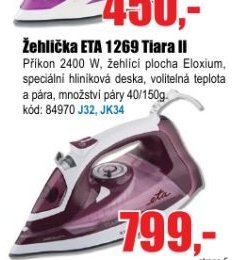 Žehlička ETA 1269 Tiara II