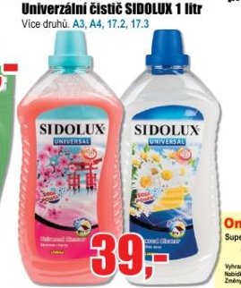 Univerzální čistič SIDOLUX 1 litr