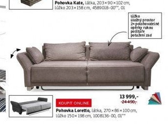 Pohovka Loretto - ASKO akcniletaky.com