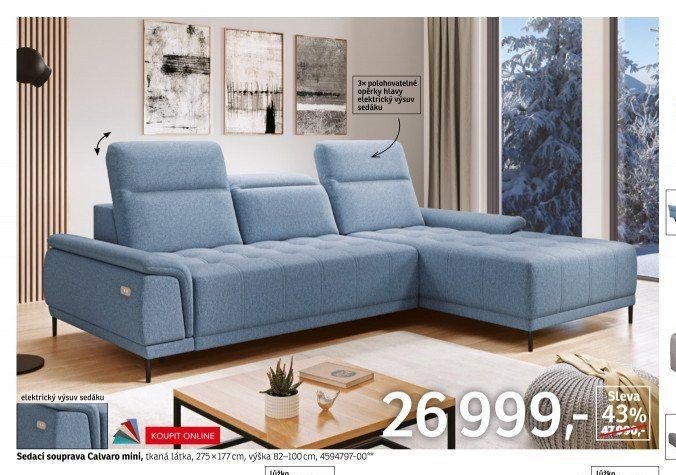 Sedací souprava Calvaro mini - ASKO akcniletaky.com