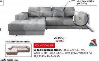 Sedací souprava Neron - ASKO akcniletaky.com