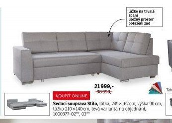 Sedací souprava Stilo - ASKO akcniletaky.com