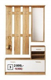 Předsíňová stěna se zrcadlem (VINCENT) - ASKO akcniletaky.com