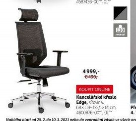 Kancelářské křeslo Edge - ASKO akcniletaky.com