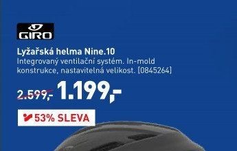 Lyžařská helma Nine.10