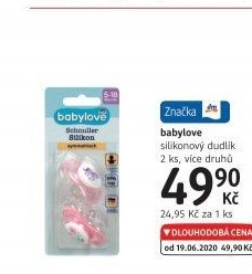 Dudlík silikonový Babylove