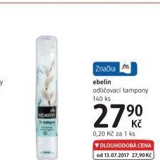 Odličovací tampony Ebelin