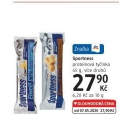 Proteinová tyčinka Sportness