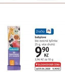 Tyčinka ovocná bio Babylove