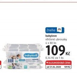 Vlhčené ubrousky dětské Babylove