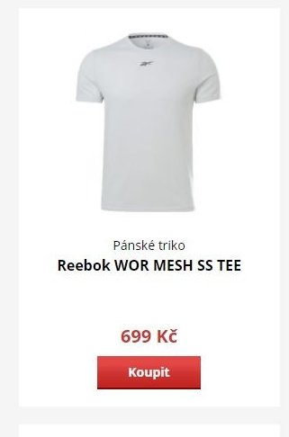 Reebok WOR MESH SS TEE