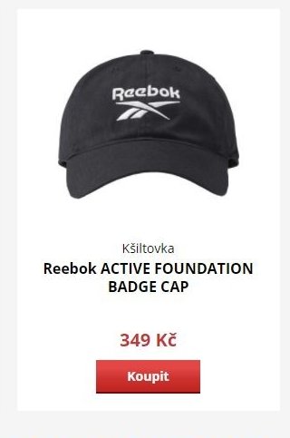Reebok ACTIVE FOUNDATION BADGE CAP