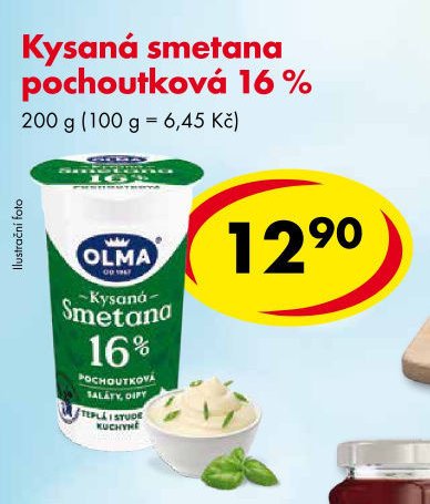 Kysaná smetana pochoutková 16 %