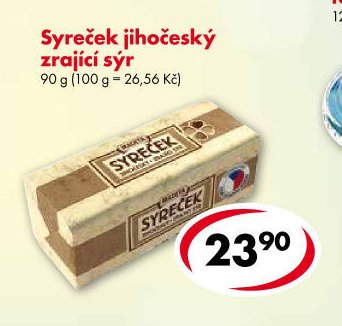 Syreček jihočeský zrající sýr