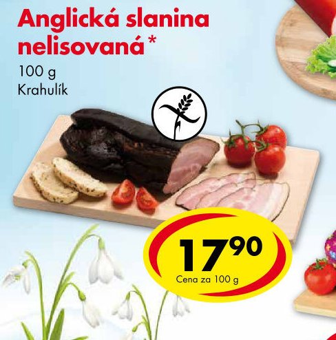 Anglická slanina nelisovaná
