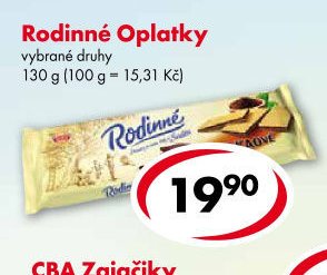 Rodinné Oplatky