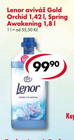 Lenor aviváž Gold Orchid 1,42 l, Spring Awakening 1,8 l