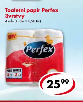 Toaletní papír Perfex 3vrstvý