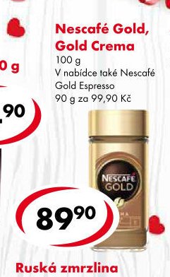 Nescafé Gold, Gold Crema 100 g