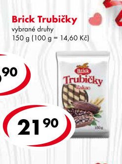 Brick Trubičky vybrané druhy 150 g
