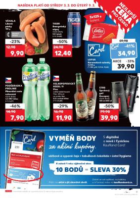 akční leták Kaufland 3.3.2021-9.3.2021