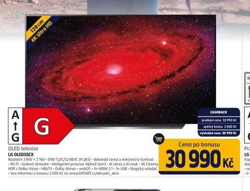 OLED televize LG OLED55CX