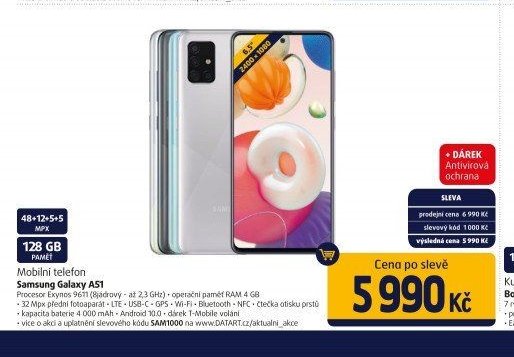 Mobilní telefon Samsung Galaxy A51
