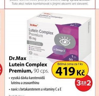 Dr.Max Lutein Complex Premium, 90 cps.