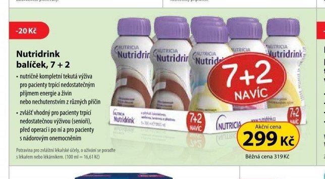 Nutridrink balíček 7+2