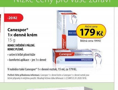 Canespor 1x denně krém