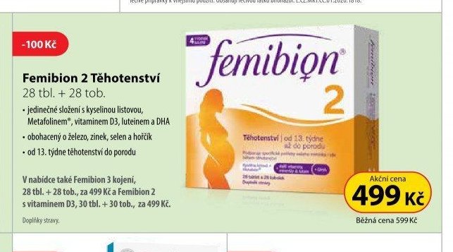 Femibion 2 Těhotenství