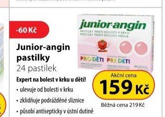 Junior-angin pastilky 24 pastilek