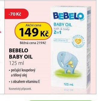 BEBELO BABY OIL 125 ml