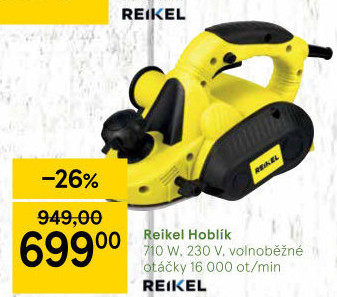 Elektrický hoblík Reikel